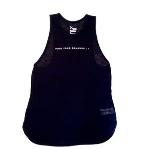 BLACK ATHLETIC TANK TOP